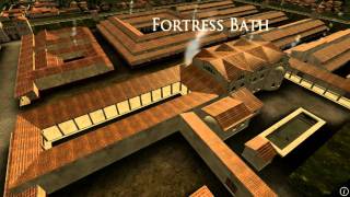 Animation of ancient Roman Fort in Caerleon Wales [upl. by Marcoux324]