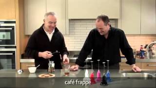 How to make a frappé coffee using an aerolatte milk frother [upl. by Reffineg346]