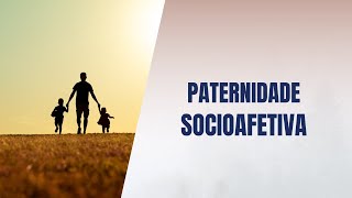 Paternidade socioafetiva [upl. by Simonette]