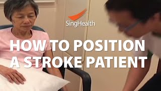 How To Position A Stroke Patient [upl. by Edmondo838]