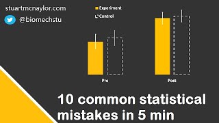 Ten Statistical Mistakes in 5 Min [upl. by Hugues]