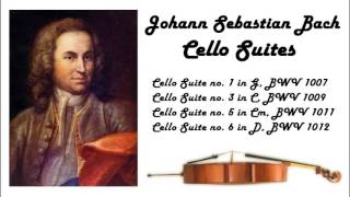 Johann Sebastian Bach  Cello suites in 432 Hz great for reading or studying [upl. by Yerga]